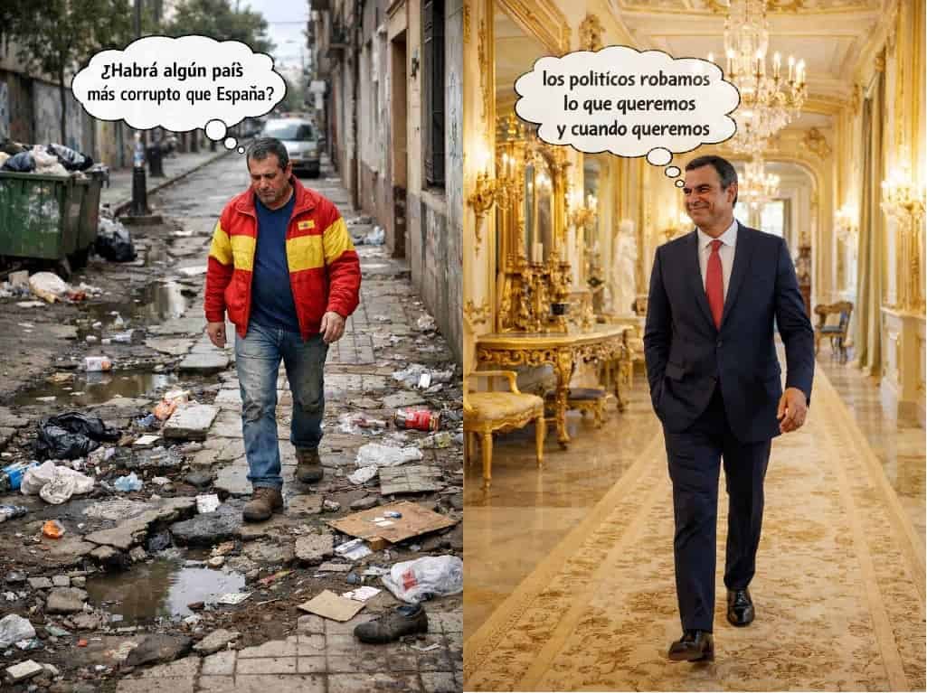 habra algun pais mas corrupto que espana politicos robamos cuando queremos
